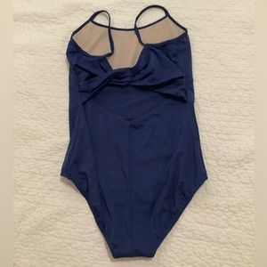 Dark blue ballet leotard